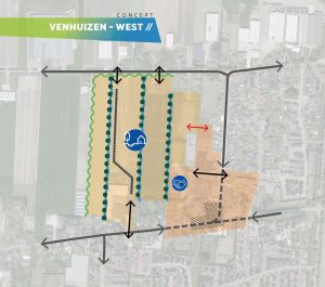 plattegrond bouwplan in concept