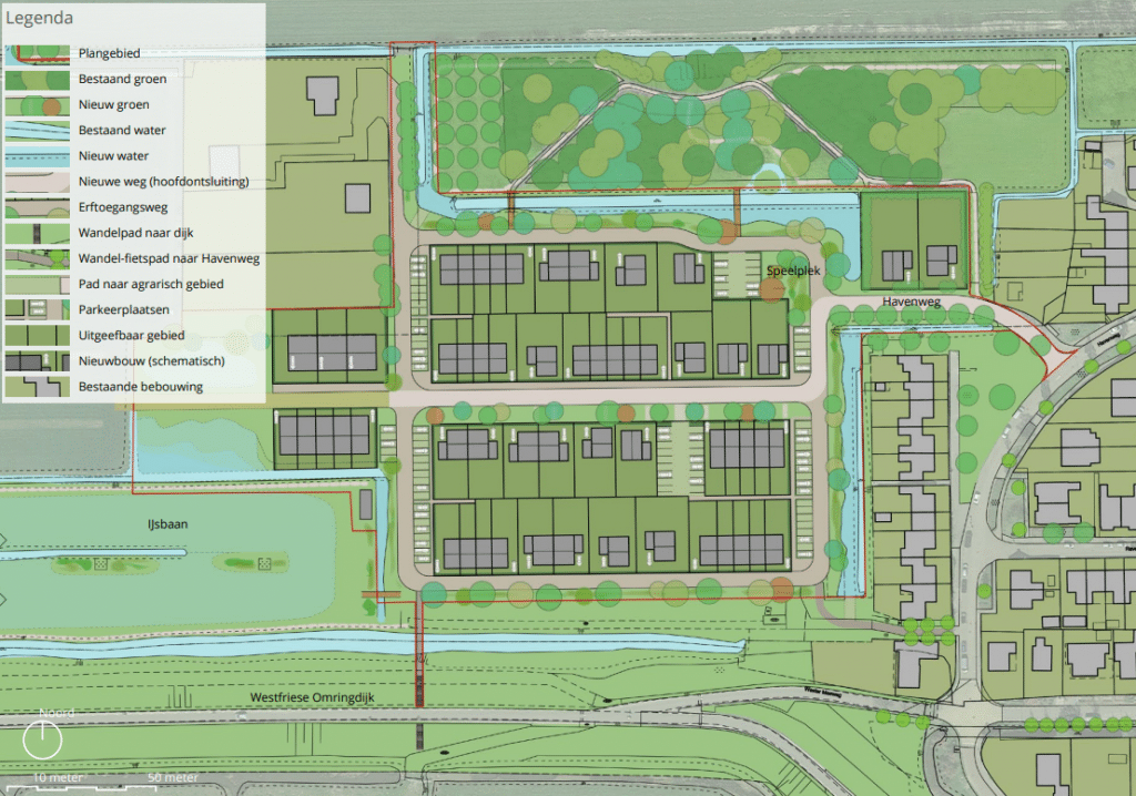 plattegrond met bouwtekening